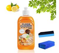 Powerful Floor Cleaner 100ml, Wood Floor Cleaner, Tile Floor Cleaner, Floor Polishing Brightening Cleaner, Multi-purpose Powerful Stain Floor Cleaner, with Fresh Lemon Smell (1 Pcs)
