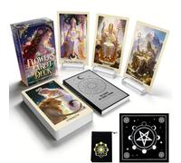 Powerful Floral Tarot Cards with Guide Book, 78 Unique Tarot Decks