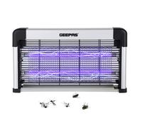 GEEPAS Electric Insect Killer Powerful UV Fly Zapper for Flies, Moth, Mosquitoes & Wasps For Indoor Use | 70m² Coverage | Removable Washable Tray | Chemical-Free Pest Control | Bug Catcher, 30W