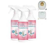Powerful Foaming Toilet Bowl Cleaner Spray, Multi-Purpose Bathroom Cleaner Foam Spray, Foaming Toilet Cleaner for Inside the Bowl, Fast Acting Formula for Stains & Odor, Deep Cleaning, 120ML (3PC)
