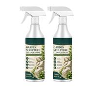 Powerful Garden Sculpture Cleaner Spray, Outdoor Decor Cleaner Spray, Removes Dust & Grime from Garden Statues, Patio Ornaments & Surfaces, Easy Spray-On Application (2pcs)