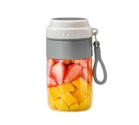 Powerful Glass Portable Blender 18 Blades Personal Juicer Small Blenders Cup Ideal For Smoothies Ice Blending Juicing compact(Gray)