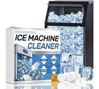 Powerful Ice Machine Cleaner & Descaler Tablets - 12 Deep Cleaning Tablets for Ice Makers, Removes Grime, Limescale & Odors. Keeps Your Ice Fresh & Machine Running Smoothly. Easy-to-Use Washing Tablet