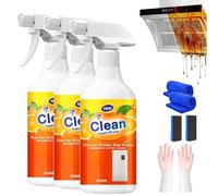 Powerful Kitchen Foam Cleaner, 2025 Upgraded Multi-purpose Bubble Cleaning Spray, Heavy-Duty Kitchen Foaming Degreaser, Easy Glow Magic Kitchen Cleaner, For Range Hood, Oven, Grill, Cooktops(3pcs)