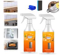 Powerful Kitchen Foam Cleaner, Easyglow Magic Foam Cleaner, Kitchen Cleaners Spray, Degreaser Cleaners Heavy Duty, All Purpose Cleaning Spray, Multipurpose Grease Remover, For Ovens Icebox Grime (2)