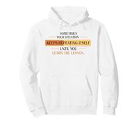 Powerful Life Lessons Quote For Positive Mindset And Growth Pullover Hoodie