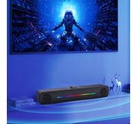Powerful Loud Surround Sound Led Wired Speakers Gaming Bass Usb For Pc Computer