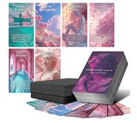 Powerful Love Oracle Cards, Romantic Relationship Oracle Cards Deck with Meanings on Them, Soulmates and Twin Flames Cards for Beginners, Romance Guidance Cards for Self Reflection