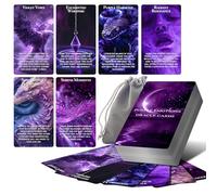 Powerful Love Purple Oracle Cards 54 Romantic Love Oracle Deck for Twin Flames, Soulmates, Emotional Guidance & Shadow Work