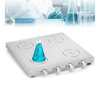 Powerful Magnetic Lab Stirrer/Stir Plate, Multi-Position Laboratory Stirrer, 200-2000 RPM for 1/2/4/6 Positions, for major professional colleges, scientific research LC-UMS-4