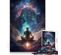 Powerful Meditation Jigsaw Puzzles 1000 Piece for Teenagers Improve Memory Relaxing Fun Sharp Edge Unique Gift (38x26cm)