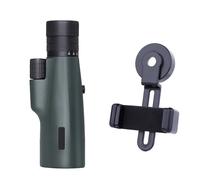 Powerful Monocular BKA4/FCM 10-30×50 Long View Zoom Pocket Spotting Telescope Eyeglass For Hunting Camping Tourism Light Night Clear Image(Green set)