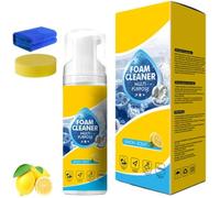 Powerful & Multipurpose Car Interior Foam Cleaner,All-Purpose Rinse-Free Foam Cleaner Spray,Quick Spray and Wipe Waterless Detailer, Car Leather Cleaning,Cars Seat Foams Cleaners Spray (1Set)