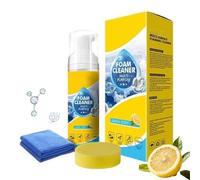 Powerful & Multipurpose Car Interior Foam Cleaner, Car Foam & Upholstery Cleaner - Multi-Purpose Foam Spray for Leather, Fabric & Car Seats Cleaner for Fabric & Home Use (1 Set)