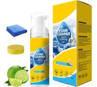 Powerful & Multipurpose Car Interior Foam Cleaner, Quick Spray & Wipe All Purpose Waterless Detailer, Multi-Purpose Foam Cleaner, Deep Penetration Rich Foaming Stain Remover for Car & Home (1PC)