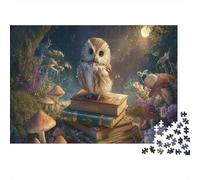 Powerful Owl Puzzles 1000 Piece Challenge Toy Adults And Children Impossible Jigsaw Puzzle Family Fun Jigsaws Puzzles Home Decoration Gift 70x50cm/1000pcs
