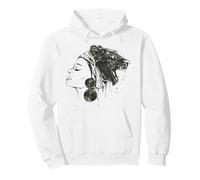 Powerful Panther Head Wrap Design Pullover Hoodie
