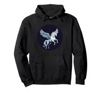 Powerful Pegasus in Flight for a Magical Look Pullover Hoodie