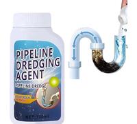 Powerful Pipe Dredging Agent,2025 New Drain Cleaner Multi-Purpose Pipe Cleaner,Pipeline Dredging Agent,Drain Clog Remover for Kitchen Bathroom Toilet,Powerful Dred Drains Pipes Remover Clog Agents
