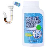 Powerful Pipe Dredging Agent - 2025 New Drain Cleaner Multi-Purpose Pipeline Dredging Agent, Easy Use Pipeline Dredge Suitable for Kitchen Bathroom Toilet (1 bottle, 350g)