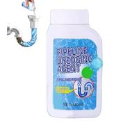 Powerful Pipe Dredging Agent, Foaming Drain Cleaner, Fast Acting Drain Clog Remover, Strength Pipeline Cleaner for Kitchen Sinks, Bathroom Drains, Tubs and Toilets (2)