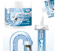 Powerful Pipe Dredging Agent for Kitchen and Toilet Lines, 260g Strong Pipe Dredging Agent, Rapid-Foaming Drain Cleaner, Fast-Acting Pipeline Maintainer for Sink Bathtub Clogs