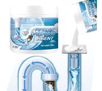 Powerful Pipe Dredging Agent for Kitchen and Toilet Pipe Lines, Keep Your Wash Basin and Toilet Unblocked, Rapid-Foaming Drain Cleaner, Fast-Acting Pipes Maintainer for Sink Bathtub Clogs (1)
