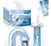 Powerful Pipe Dredging Agent for Kitchen and Toilet Pipe Lines, Keep Your Wash Basin and Toilet Unblocked, Rapid-Foaming Drain Cleaner, Fast-Acting Pipes Maintainer for Sink Bathtub Clogs (3)
