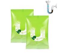 Powerful Pipeline Dredging Powder,Drain Clog Remover Agent,Quick Cleaning Drain Toilet Cleaner Tool,Powerful Sink and Dr-ain Cleaner Powder for Kitchen Toilet (2PCS)