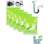 Powerful Pipeline Dredging Powder,Drain Clog Remover,Powerful Sink And Drain Cleaner Powder,Multi-Purpose Pipe Cleaner,Pipeline Quick Cleaning Tool for Kitchen Bathroom Toilet (5 Pcs)