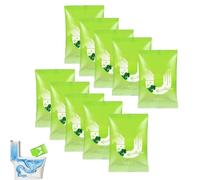 Powerful Pipeline Dredging Powder, Sink and Drain Cleaner Powder, Strong Cleaning Drain Cleaner Pipe Unblocker, Unclogging Agent Fast Foaming for Indoor Outdoor Quick Cleaning (10Pcs)