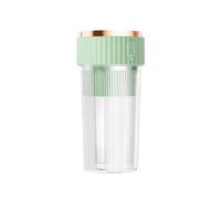 Powerful Plastic Portable Blender 6 Blade Personal Juicer Lightweight USB Portable Juicer For Smoothies Ice Blending Juicing compact(Grn)