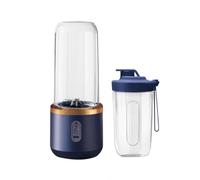 Powerful Plastic Portable Blender With Travel Cup Electric USB Mini Juicer Blender Ideal For Smoothies Ice Blending Juicing compact(Blu)