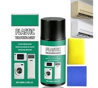 Powerful Plastic Yellowing Remover Kit, Fast-Acting Paint Remover for Plastic & Multi-Purpose Stubborn Stain Cleaner, Versatile & Easy-to-Use Plastic Restorer & Cleaner for Appliances, Walls & Floors