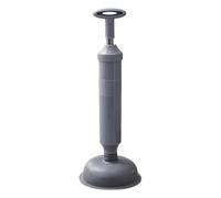 Powerful Plunger for Clogged Toilets Heavy Duty Bladder Unclogger Easy Grip Handle Universal Fit All Standard Bathroom (B, One Size)