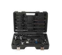 Powerful Pneumatic Hammer Kit Vibration Air Chisel Hammer Tool Set for Auto Sheet Metal Hammering Tires Cleaning Welding Slag Deburring Large Castings, 2100BPM 90psi 1/4" Inlet 3/8" Air Hose