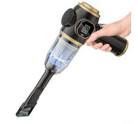 Powerful Portable Mini Vacuum Cleaner Featuring An Extended Flat Nozzle For Thorough Cleaning In Tight Spaces And Difficult Areas At Home Or In Cars (Black)