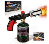 Powerful Propane Torch Grill & Cooking, Adjustable Campfire Starter for BBQ and Steak (Propane Tank NOT Included)