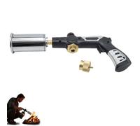 Powerful Propane Torch Gun with Adjustable Flame, 2026 New Flame Thrower Gun Professional Culinary Torch & Welding Kit Lighter and Campfire Starter for Cooking Outdoor BBQ Charcoal Igniting