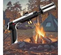 Powerful Propane Torch Head, Cooking Torch Gun, Heat Gun Torch Lighter with Adjustable Flame & Safety Lock, Flame Thrower, Kitchen Food Torch Head for Grill, Sous Vide, BBQ
