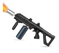 Powerful Propane Torch,Kitchen Grill Torch with Detachable Design Adjustable Weed Burner Torch, Charcoal Lighter for BBQ, Searing Steaks, Campfire, Welding(Tank Not Included) (Black)
