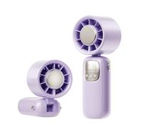 Powerful Rechargeable Small Fan With Slip Resistant Base Regulable Speeds For Home Offices Camping Outdoor Rechargeable Camping Fan