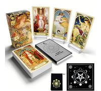 Powerful Romantic Tarot Cards Deck with Guide Book, Beautiful Floral Tarot Deck, 78 Tarot Cards Set for Beginners, Love-Inspired Themed Tarot Cards for Daily Reading