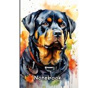 Powerful Rottweiler Journal: Bold Dog Breed Notebook for Owners and Fans | 120 Lined Pages, 6x9 Inches | Perfect Diary for Training Notes, Daily Tasks, and Gift Giving