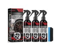 Powerful Rust Remover for Metal, Rust Converter Spray, Heavy Duty Metal Rust Remover Spray for Car, Breaking Rust Converter Sprays, Car Maintenance Cleaning Dissolver Agent for Steel & Iron (3PC)