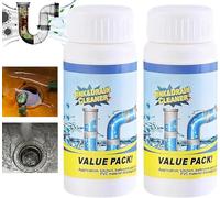 Powerful Sink & Drain Cleaner, Pipe Dredge Deodorant, S-ink Foaming, Sink And Drain Cleaner, Wild Sink And D-rain Cleaner for Toilet Kitchen Bathroom Shower (2pcs)