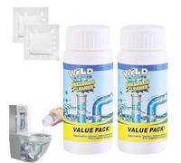 Powerful Sink & Drain Cleaner, Pipe Dredge Deodorant, Sink and drain cleaner Powder, Wild sink and DrainCleaner, Powerful drain cleaner, Wild Pipe Cleaner, For Toilet Kitchen Bathroom Shower (2)