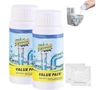 Powerful Sink & Drain Cleaner, Wild Sink and Drain Cleaner, Powerful Sinks Foaming DrainCleaner, Pipe Dredge Deodorant, Wild SinkDrain Unblocker Pipe Cleanser, For Toilet Kitchen Bathroom Shower (2)