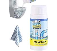 Powerful Sink & Drain Cleaner With a Towel, Pipe Dredge Deodorant, Foam Drain Cleaner For Sink, Wild Pipe Cleaner,For Toilet Kitchen Bathroom Shower (1PC)