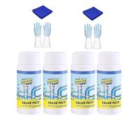 Powerful Sink Foaming Drain Cleaner, Sink and Drain Cleaner Powder, Pipe Dredge Deodorant, Drain Unblocker Liquid Heavy Duty for Bathroom Kitchen (4)